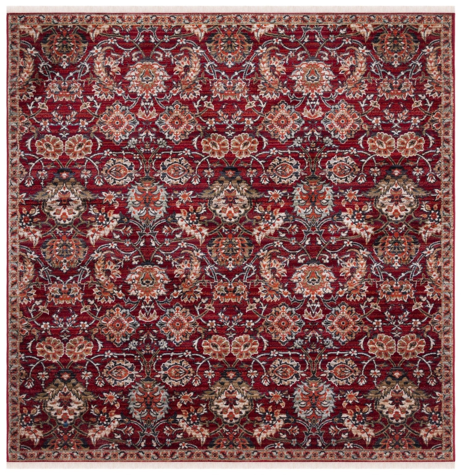 Safavieh Herat Hrt396P Rust/Ivory Rugs - Safavieh - hrt396p - 7sq