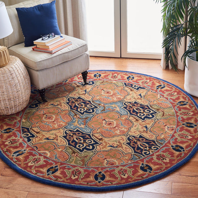 Safavieh Heritage Hg277M Blue/Red Rugs - Safavieh - hg277m - 6r