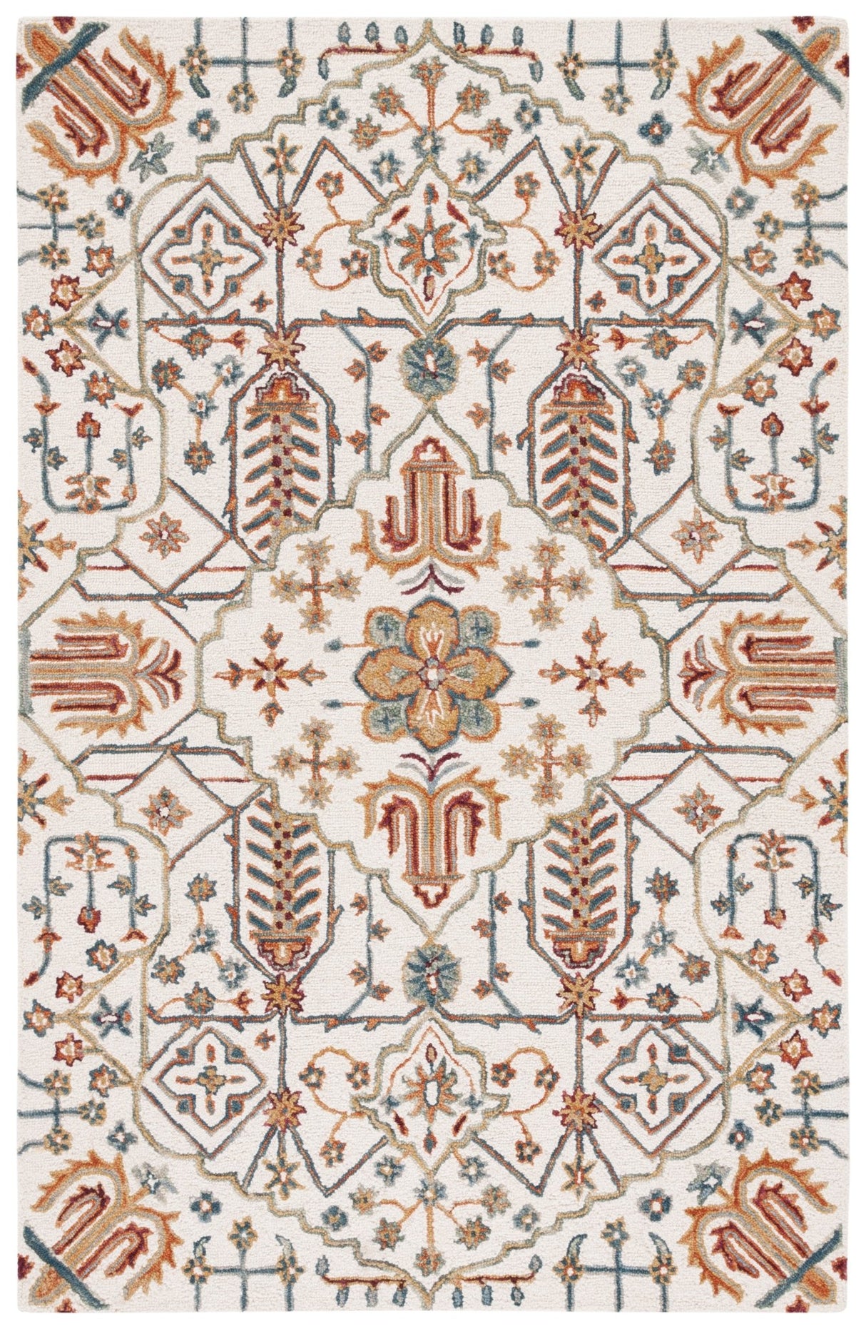 Safavieh Heritage Hg278A Ivory/Grey Rug - Safavieh - hg278a - 3