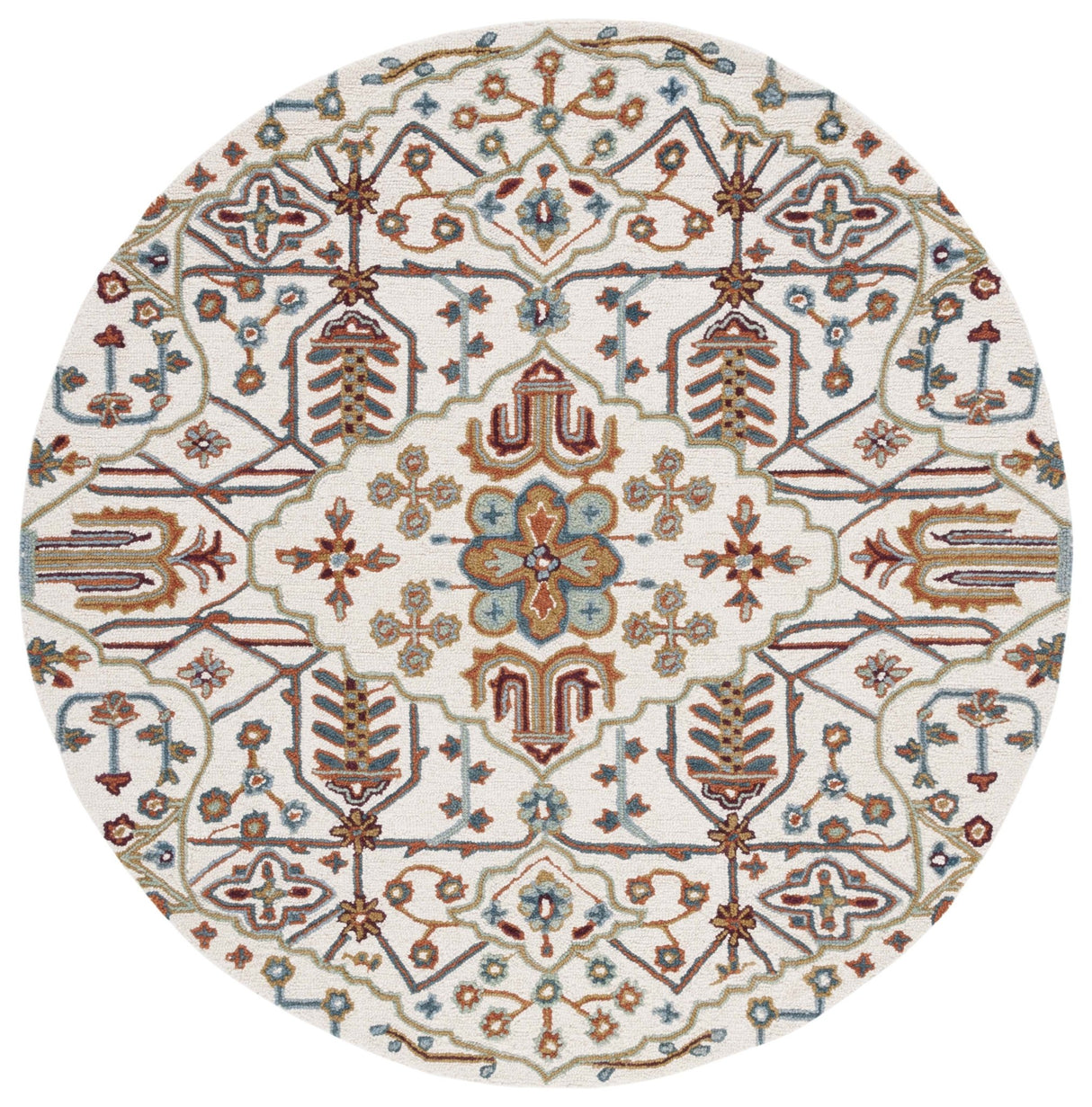 Safavieh Heritage Hg278A Ivory/Grey Rug - Safavieh - hg278a - 6r