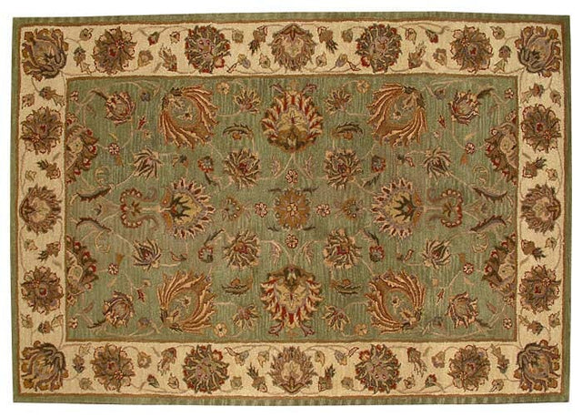 Safavieh Heritage hg343a Green / Gold Rugs - Safavieh - hg343a - 2