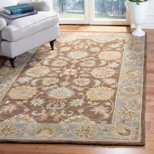 Safavieh Heritage hg343j Brown / Blue Rugs - Safavieh - hg343j - 2