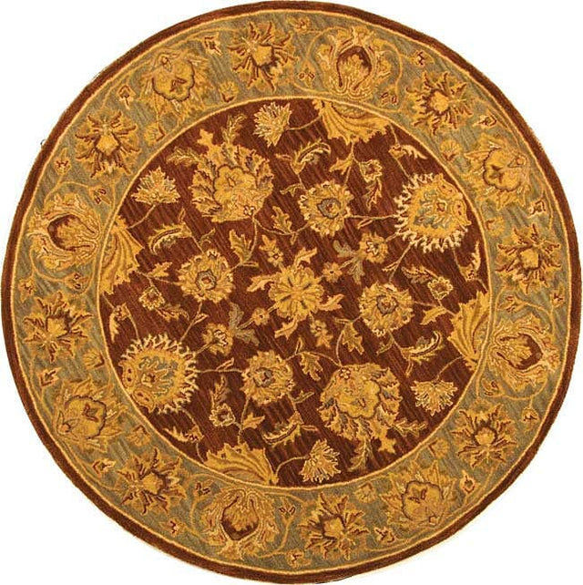 Safavieh Heritage hg343j Brown / Blue Rugs - Safavieh - hg343j - 4r