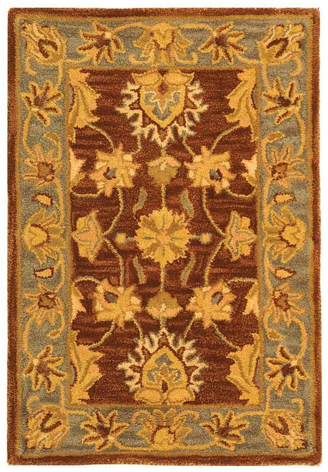 Safavieh Heritage hg343j Brown / Blue Rugs - Safavieh - hg343j - 5ov