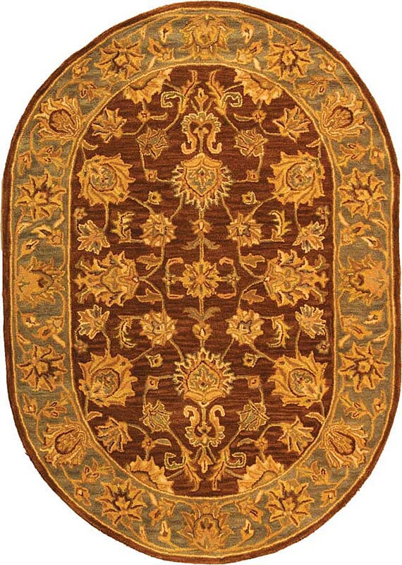 Safavieh Heritage hg343j Brown / Blue Rugs - Safavieh - hg343j - 5ov