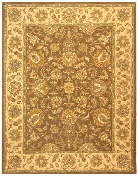 Safavieh Heritage Hg343K Brown / Ivory Rugs - Safavieh - hg343k - 4r