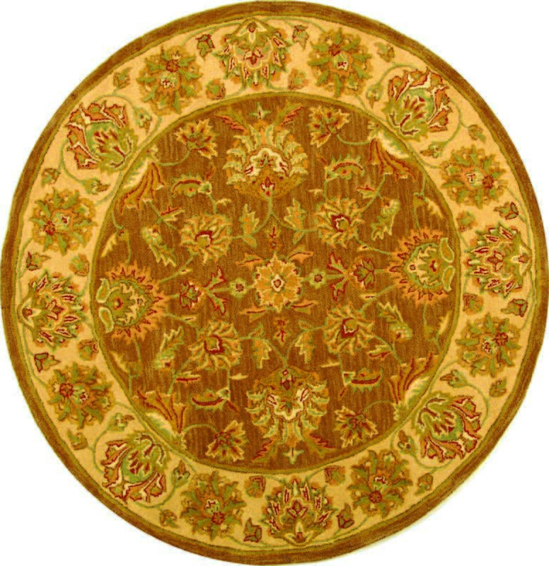 Safavieh Heritage Hg343K Brown / Ivory Rugs - Safavieh - hg343k - 5r