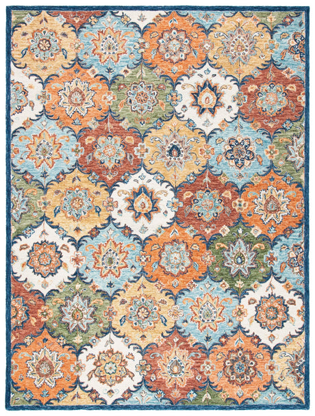 Safavieh Heritage Hg351M Blue/Rust Rugs - Safavieh - hg351m - 6r