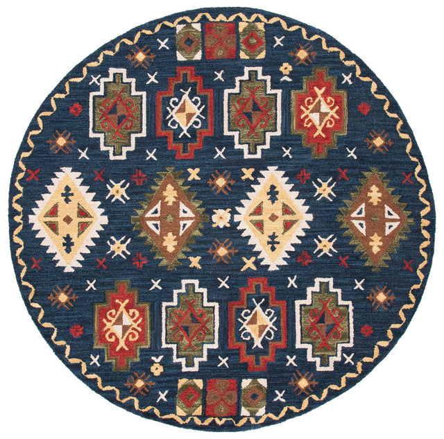 Safavieh Heritage Hg353N Navy/Red Rugs - Safavieh - hg353n - 6r