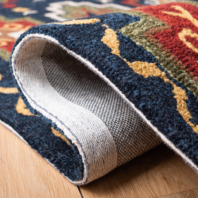 Safavieh Heritage Hg353N Navy/Red Rugs - Safavieh - hg353n - 6r