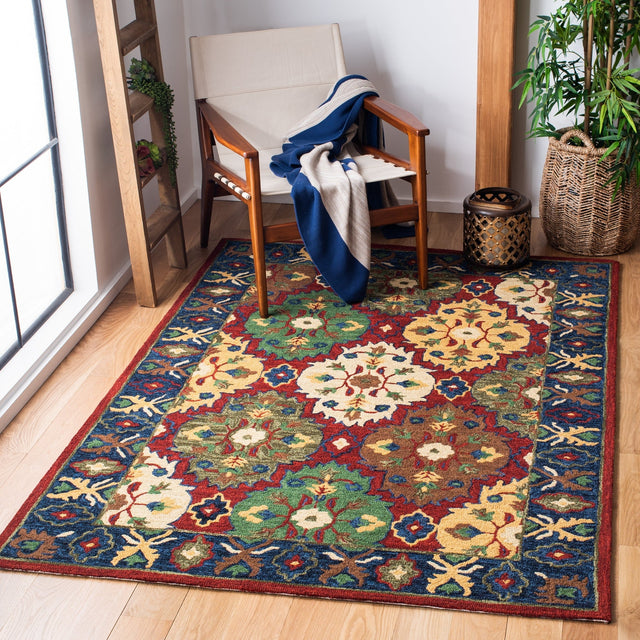 Safavieh Heritage Hg354Q Red/Blue Rugs - Safavieh - hg354q - 3