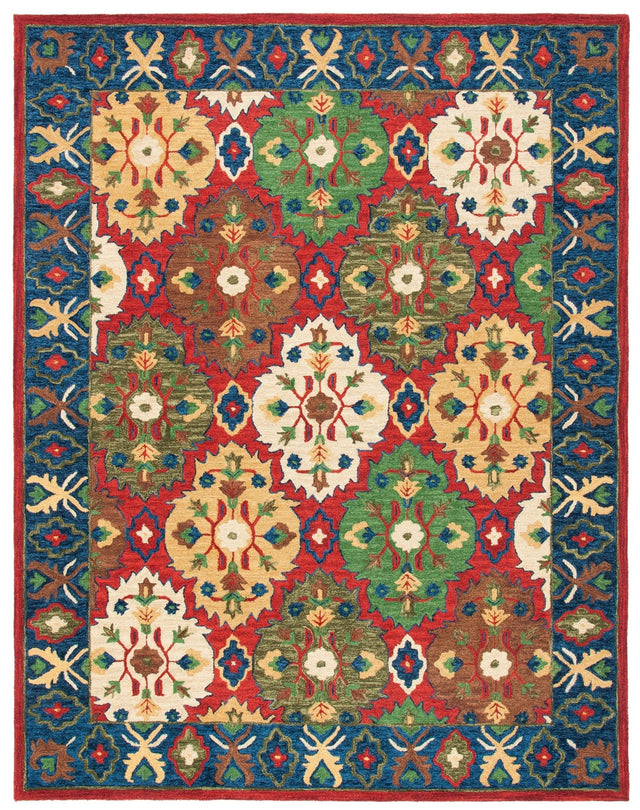 Safavieh Heritage Hg354Q Red/Blue Rugs - Safavieh - hg354q - 6r