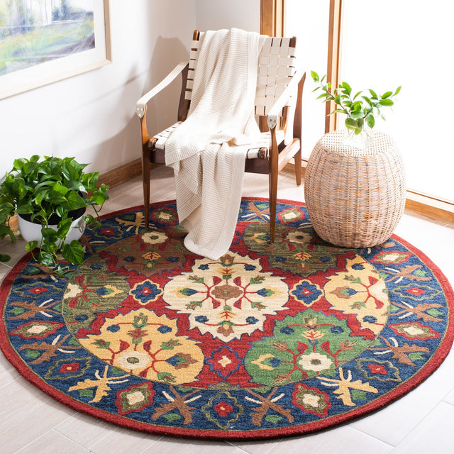 Safavieh Heritage Hg354Q Red/Blue Rugs - Safavieh - hg354q - 6r