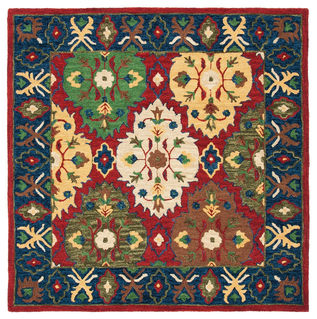 Safavieh Heritage Hg354Q Red/Blue Rugs - Safavieh - hg354q - 6sq