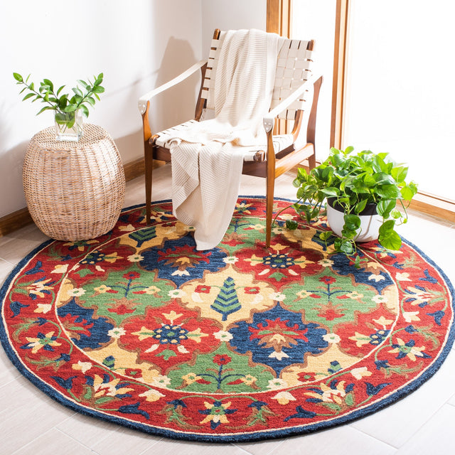 Safavieh Heritage Hg355Q Red/Green Rugs - Safavieh - hg355q - 6r