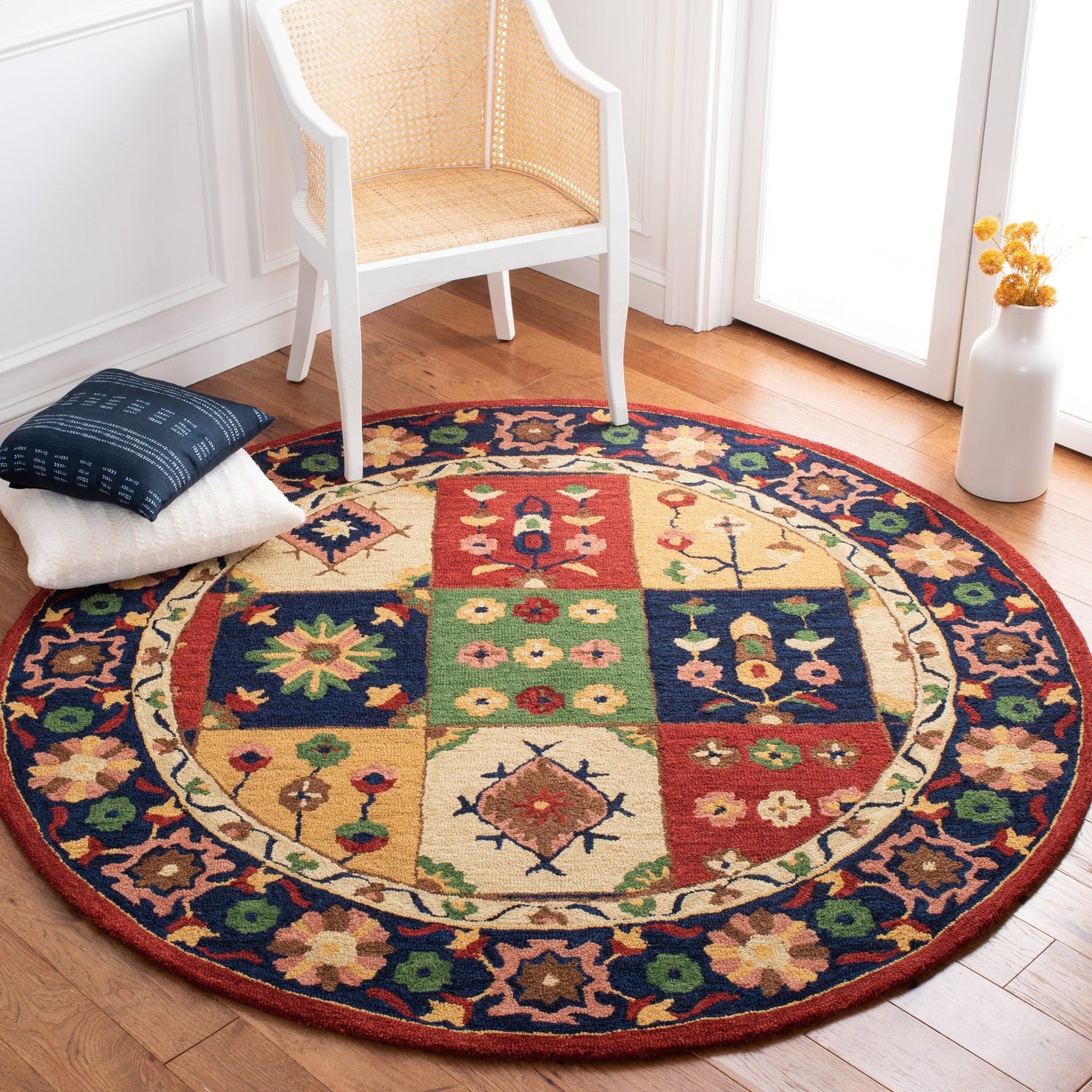 Safavieh Heritage Hg356Y Green/Red Rugs - Safavieh - hg356y - 6r