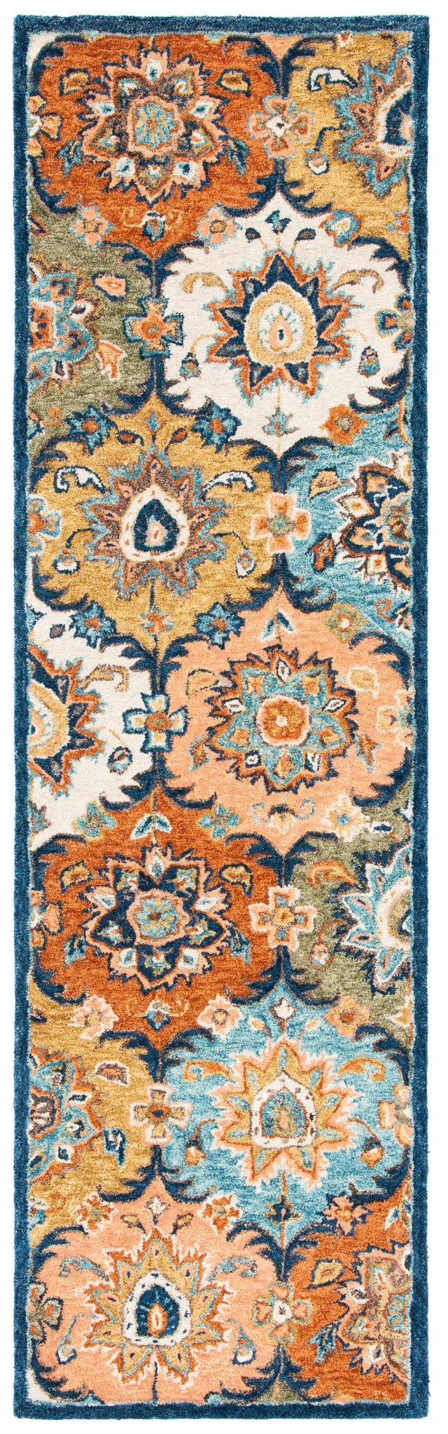 Safavieh Heritage Hg357M Blue/Rust Rugs - Safavieh - hg357m - 28