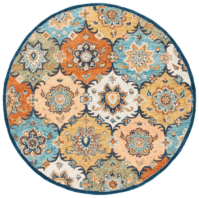 Safavieh Heritage Hg357M Blue/Rust Rugs - Safavieh - hg357m - 6r