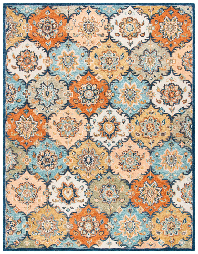 Safavieh Heritage Hg357M Blue/Rust Rugs - Safavieh - hg357m - 6r