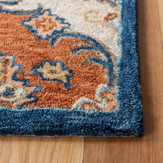 Safavieh Heritage Hg357M Blue/Rust Rugs - Safavieh - hg357m - 6r