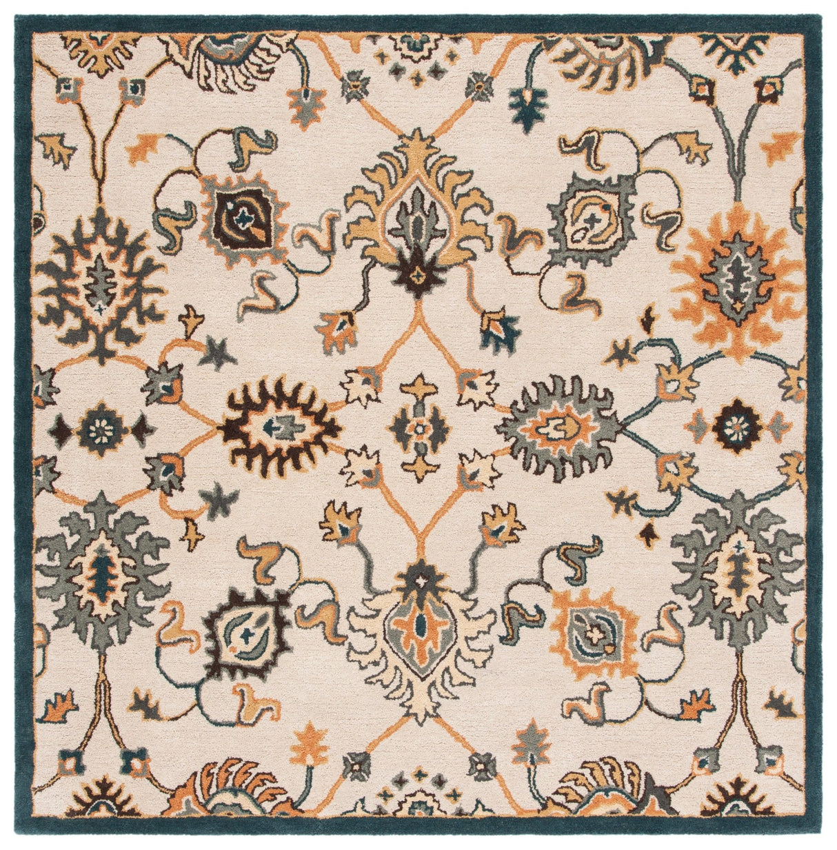 Safavieh Heritage Hg375B Beige/Ivory Rugs - Safavieh - hg375b - 6sq