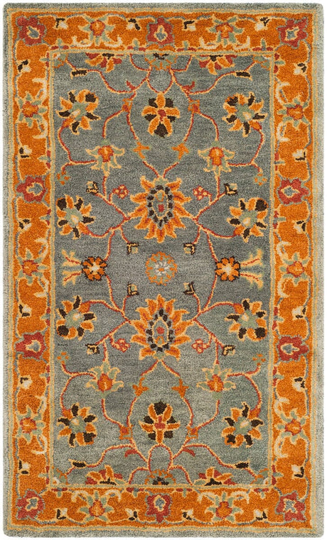 Safavieh Heritage Hg401A Blue / Orange Rugs - Safavieh - hg401a - 6r