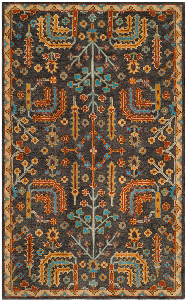 Safavieh Heritage Hg409A Charcoal / Multi Rugs - Safavieh - hg409a - 3