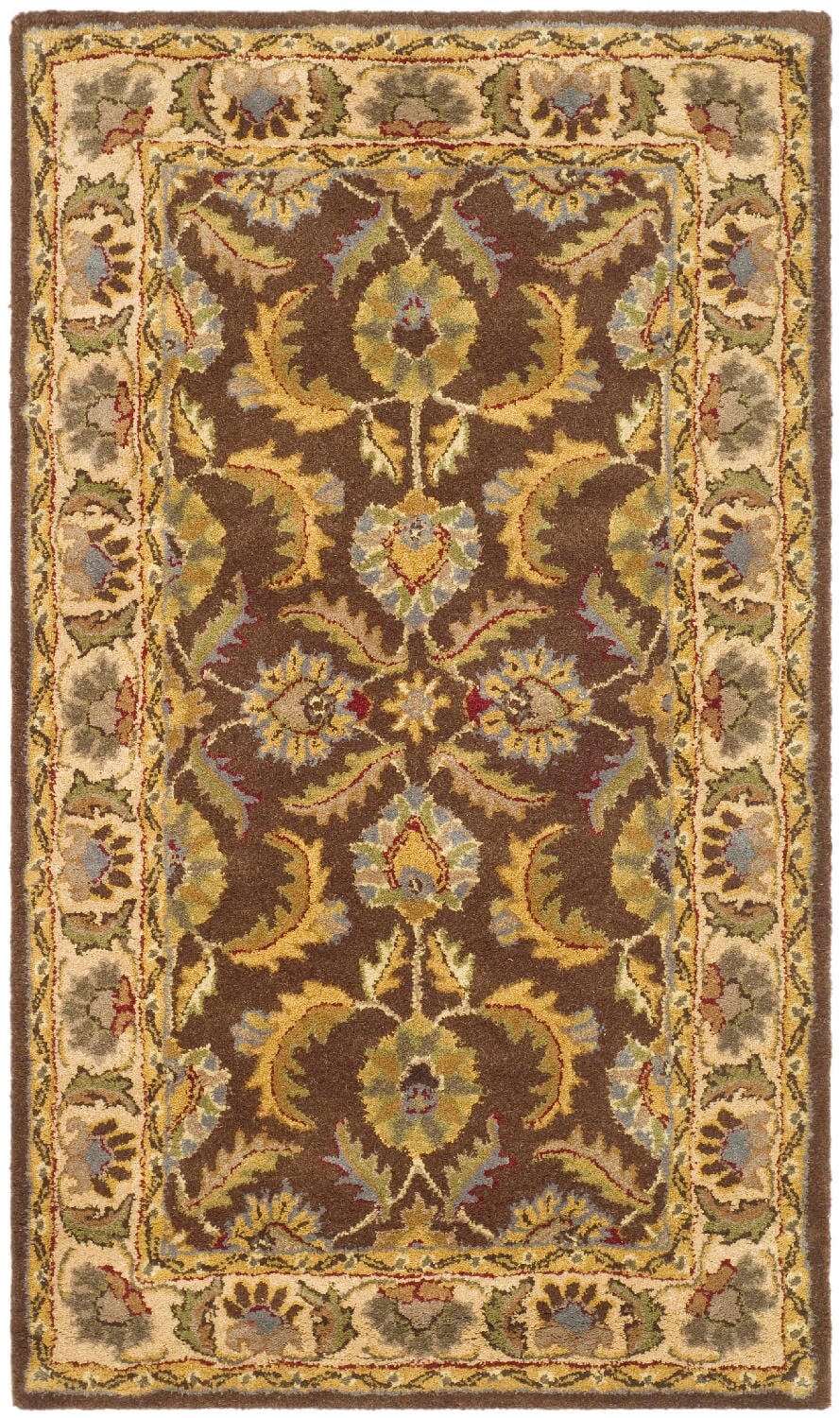 Safavieh Heritage Hg451A Brown / Ivory Rugs - Safavieh - hg451a - 3