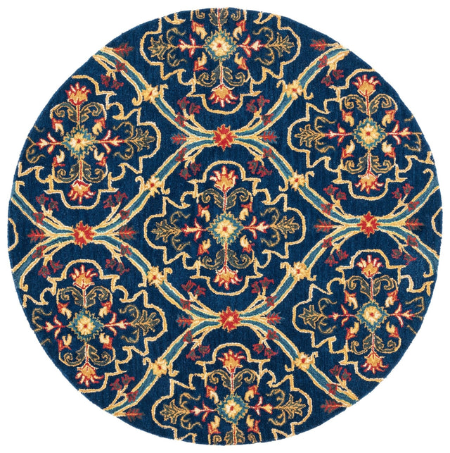 Safavieh Heritage Hg475N Navy/Yellow Rugs - Safavieh - hg475n - 6r