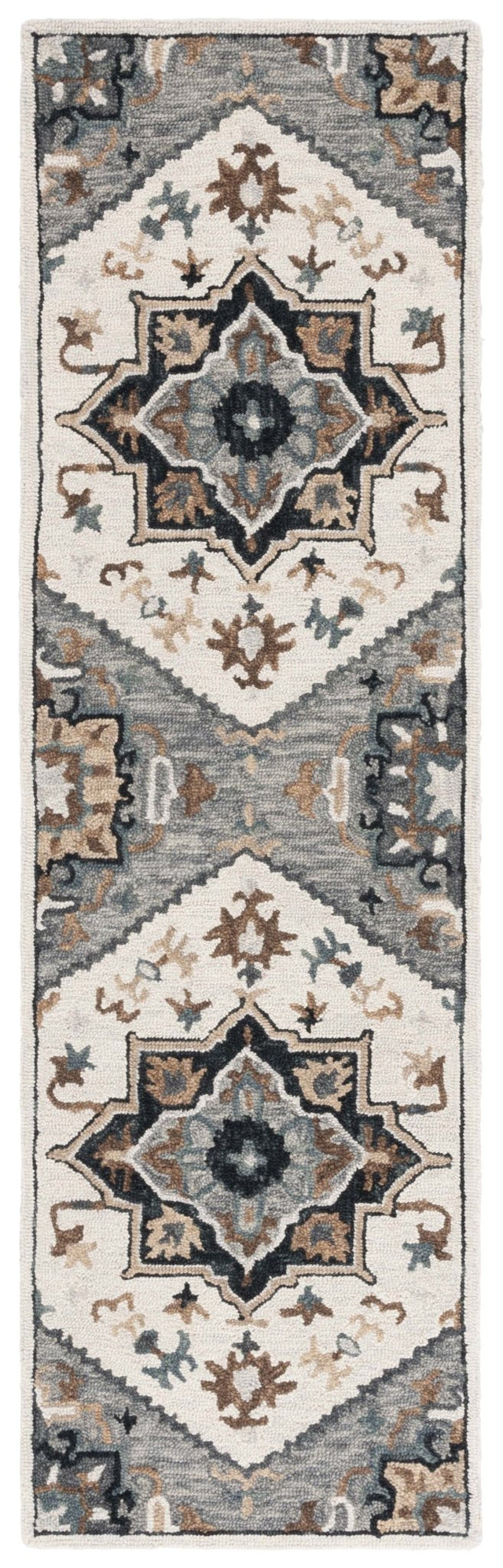 Safavieh Heritage Hg552F Ivory/Grey Rug - Safavieh - hg552f - 28