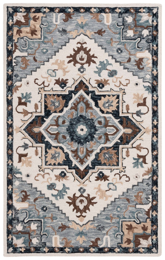 Safavieh Heritage Hg552F Ivory/Grey Rug - Safavieh - hg552f - 3