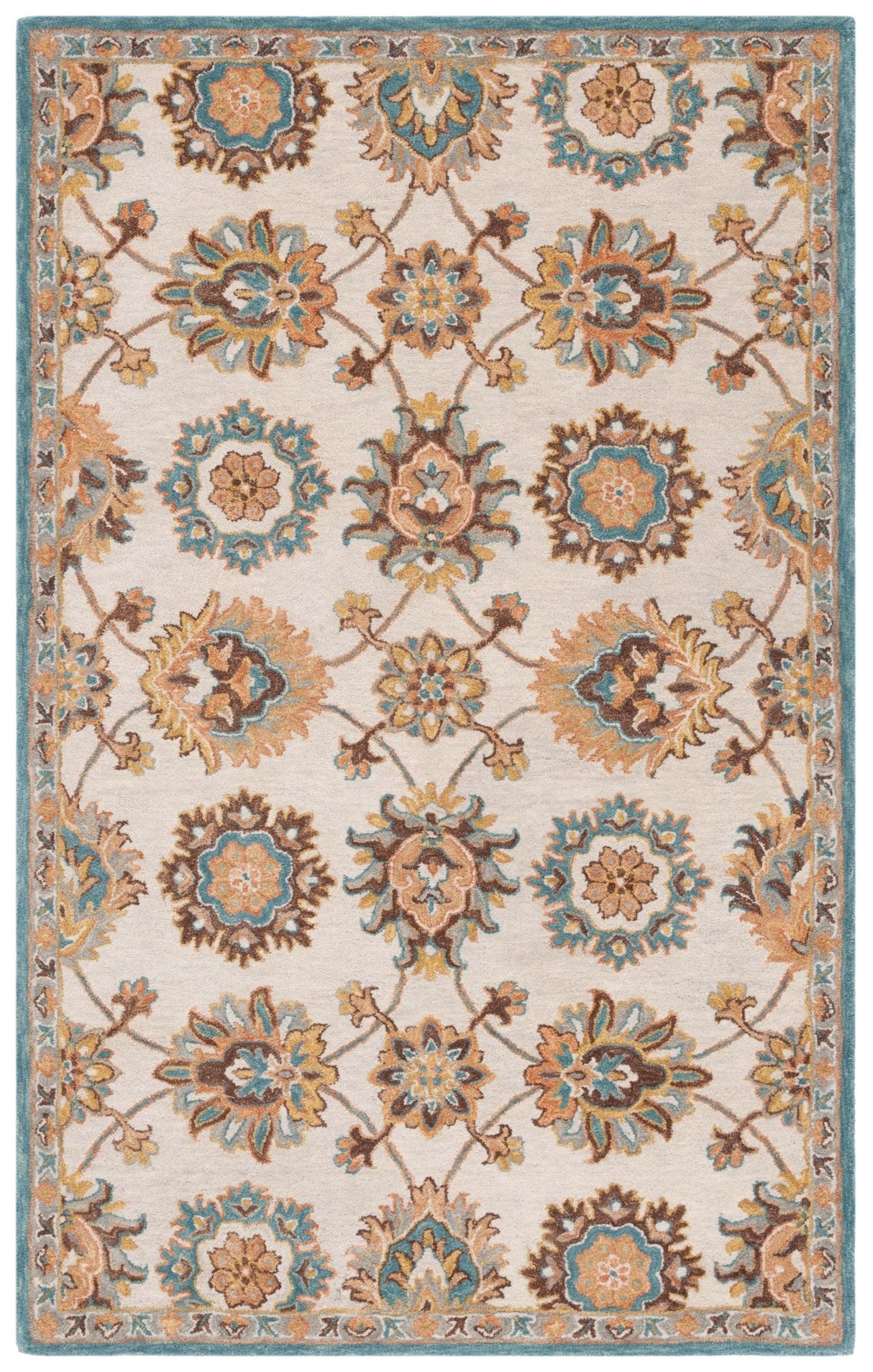 Safavieh Heritage Hg554B Beige/Ivory Rug - Safavieh - hg554b - 3