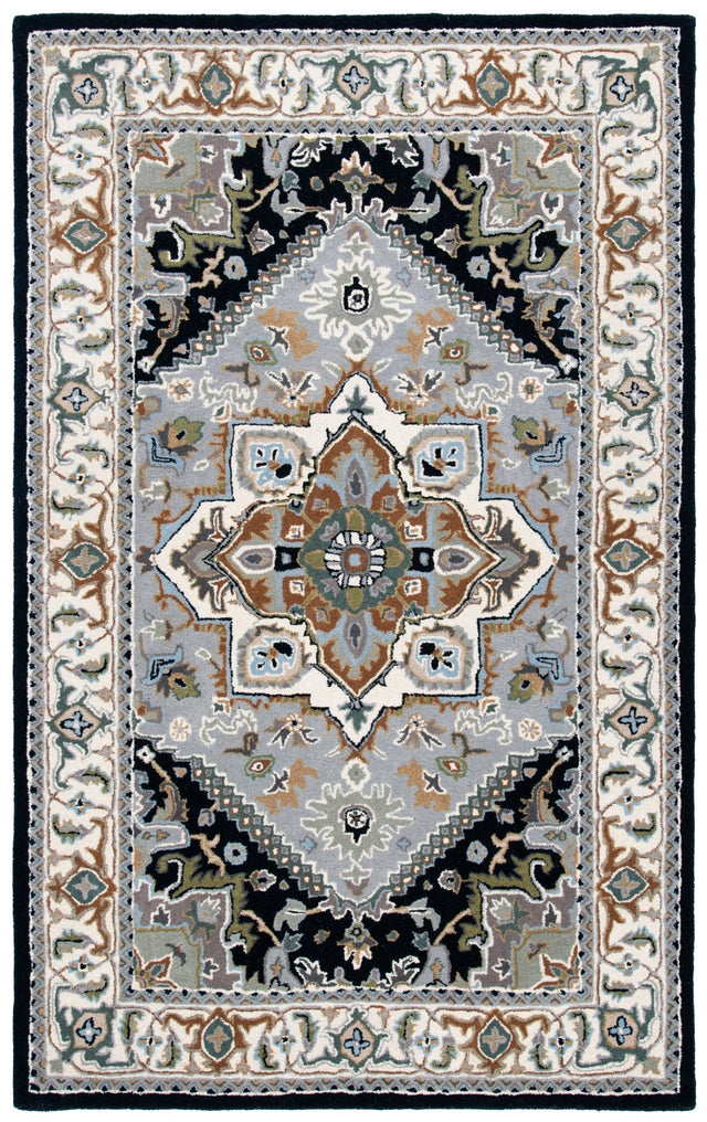 Safavieh Heritage Hg625H Grey/Navy Rug - Safavieh - hg625h - 3