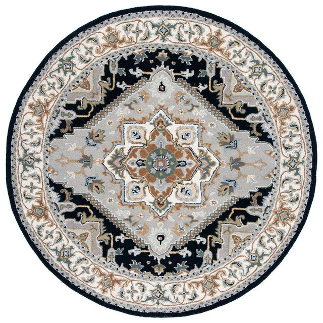 Safavieh Heritage Hg625H Grey/Navy Rug - Safavieh - hg625h - 4r