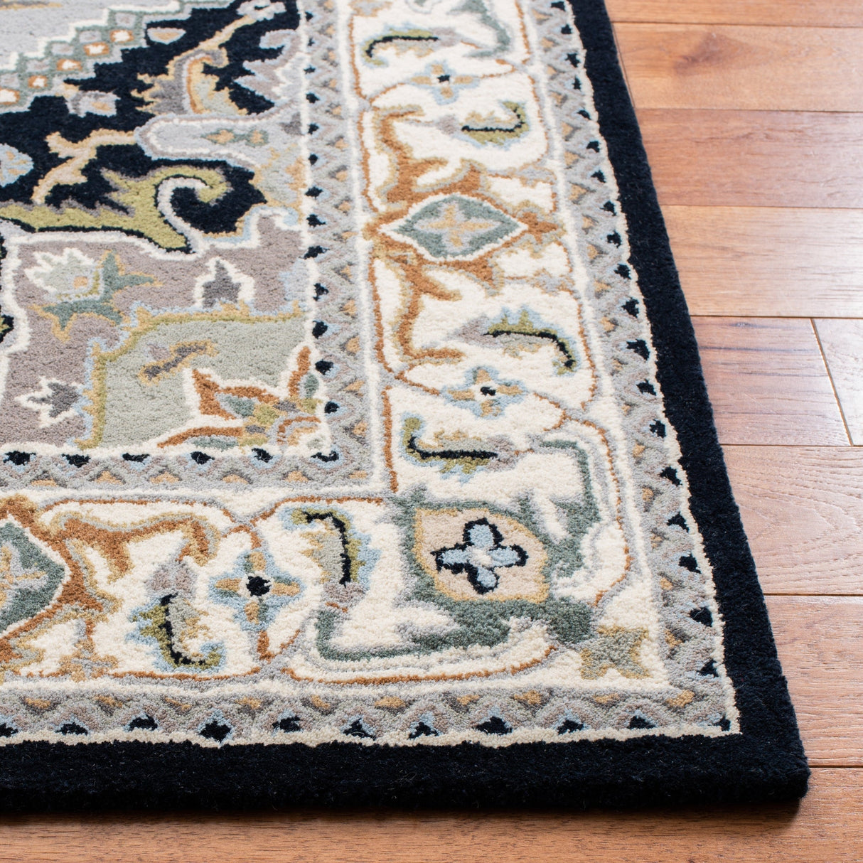Safavieh Heritage Hg625H Grey/Navy Rug - Safavieh - hg625h - 4r