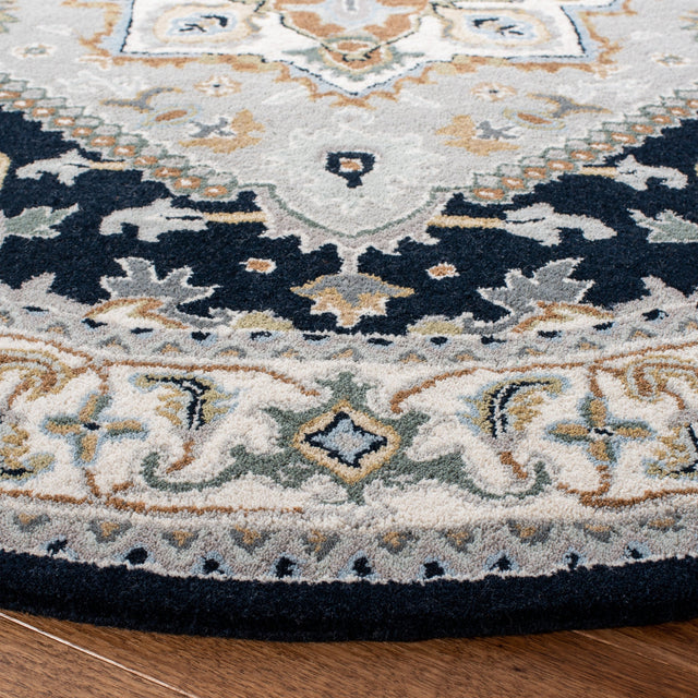 Safavieh Heritage Hg625H Grey/Navy Rug - Safavieh - hg625h - 4r
