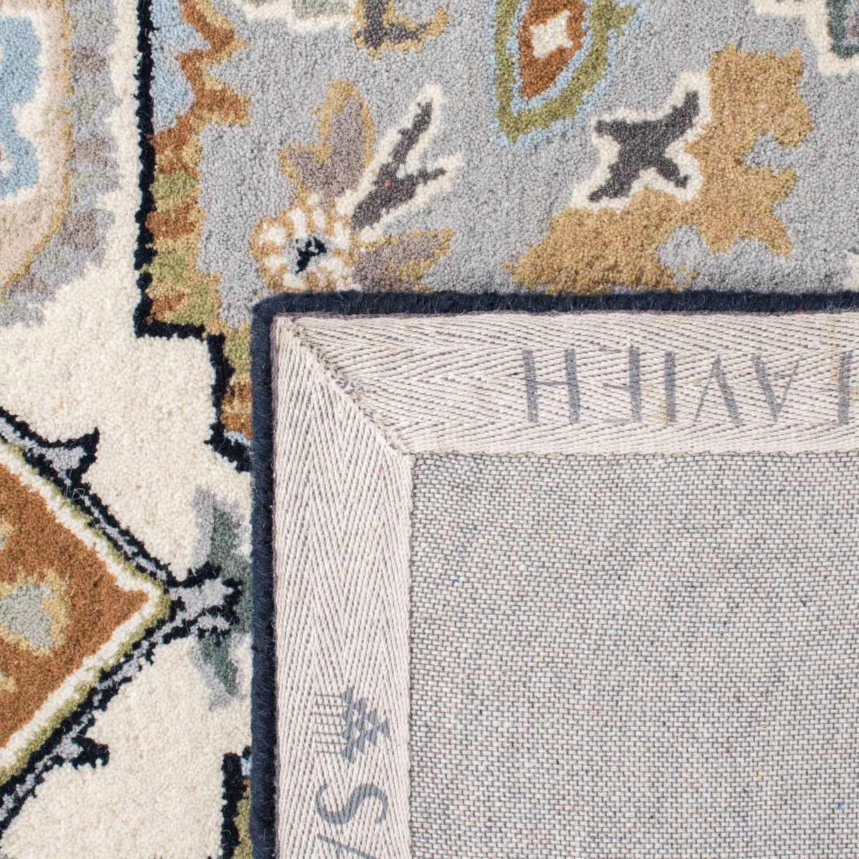 Safavieh Heritage Hg625H Grey/Navy Rug - Safavieh - hg625h - 4r