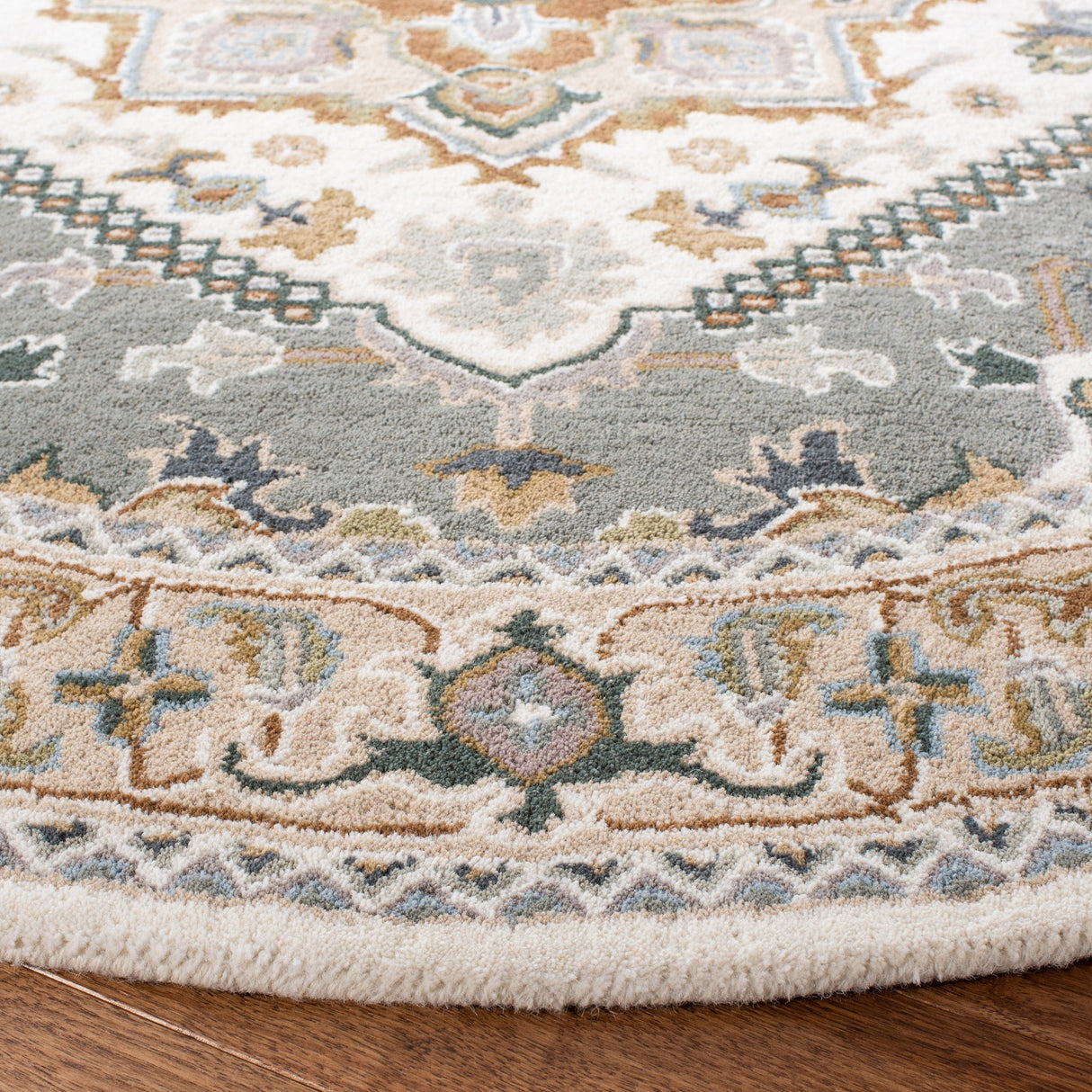 Safavieh Heritage Hg625L Ivory/Light Blue Rug - Safavieh - hg625l - 3