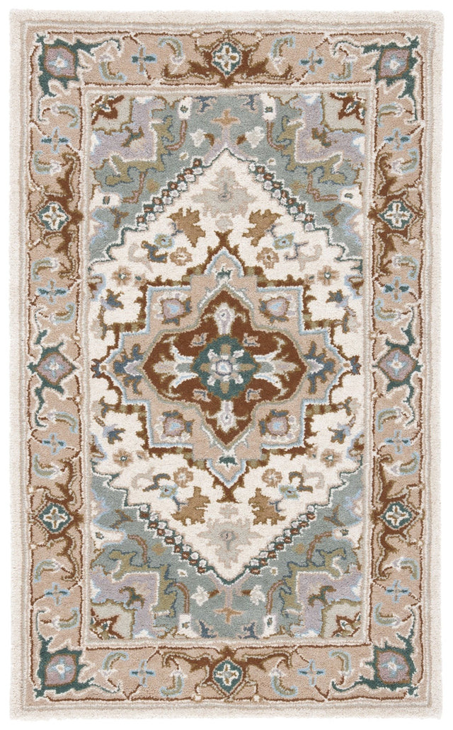 Safavieh Heritage Hg625L Ivory/Light Blue Rug - Safavieh - hg625l - 4r