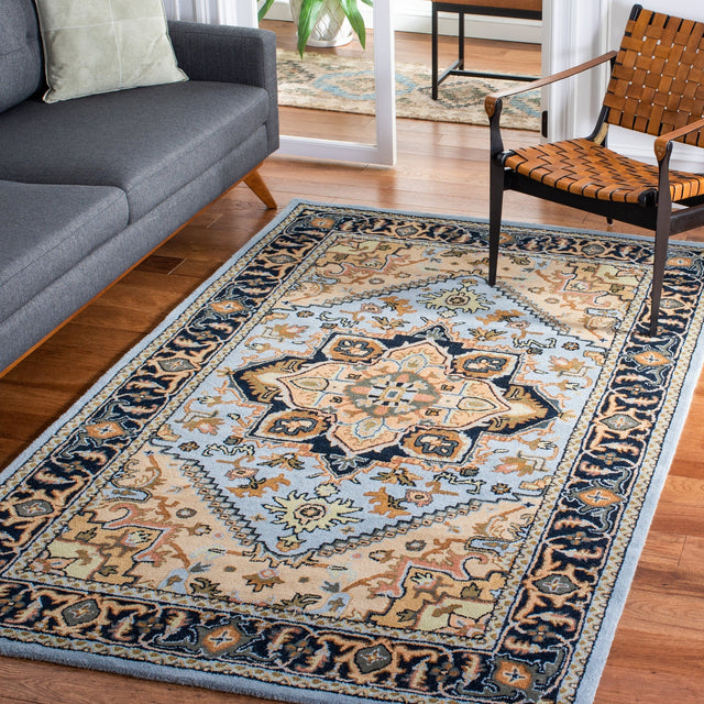 Safavieh Heritage Hg625M Blue/Light Brown Rug - Safavieh - hg625m - 3