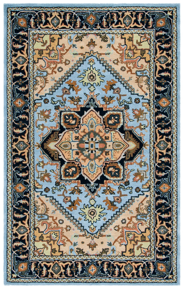 Safavieh Heritage Hg625M Blue/Light Brown Rug - Safavieh - hg625m - 3