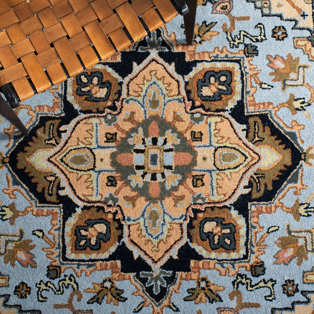 Safavieh Heritage Hg625M Blue/Light Brown Rug - Safavieh - hg625m - 4r