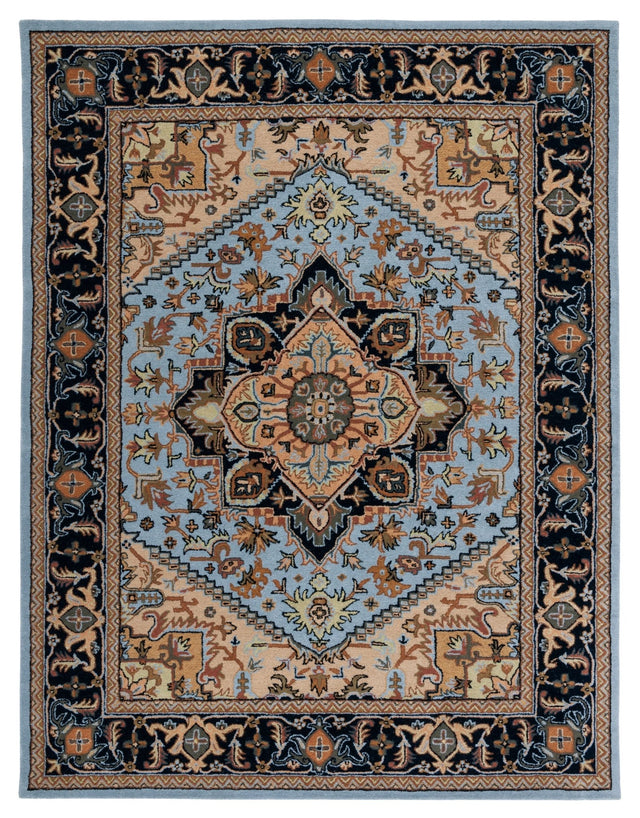 Safavieh Heritage Hg625M Blue/Light Brown Rug - Safavieh - hg625m - 4r
