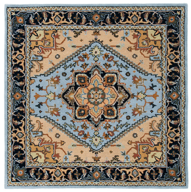 Safavieh Heritage Hg625M Blue/Light Brown Rug - Safavieh - hg625m - 4sq