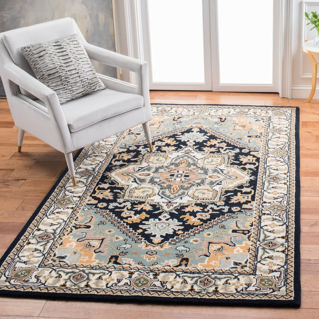 Safavieh Heritage Hg625N Navy/Ivory Rug - Safavieh - hg625n - 3