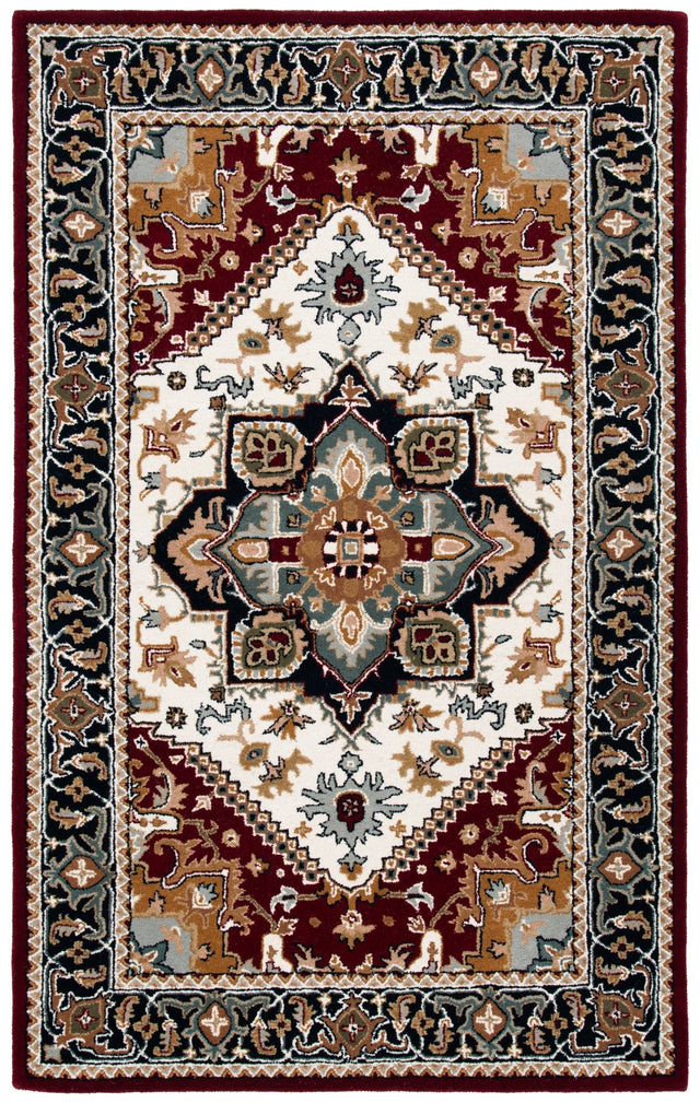 Safavieh Heritage Hg625Q Ivory/Red Rug - Safavieh - hg625q - 3