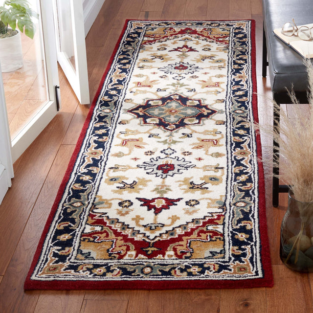 Safavieh Heritage Hg625Q Ivory/Red Rug - Safavieh - hg625q - 4r