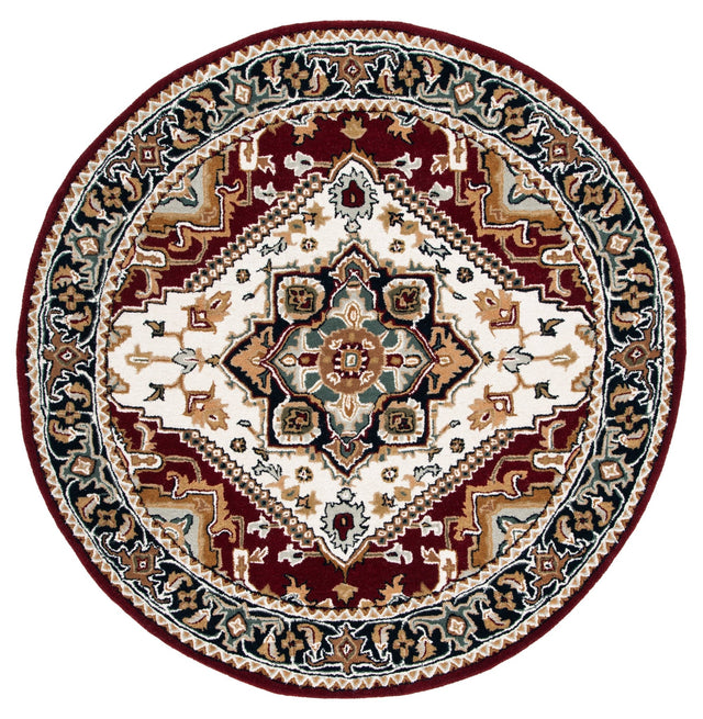 Safavieh Heritage Hg625Q Ivory/Red Rug - Safavieh - hg625q - 4r