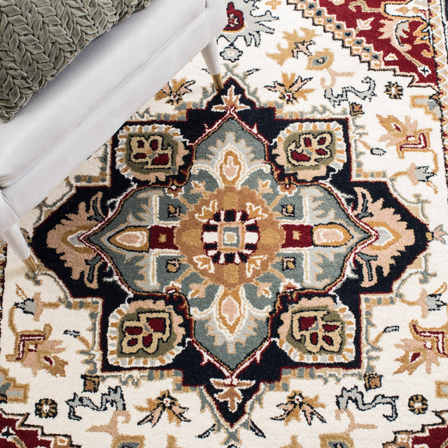 Safavieh Heritage Hg625Q Ivory/Red Rug - Safavieh - hg625q - 4r