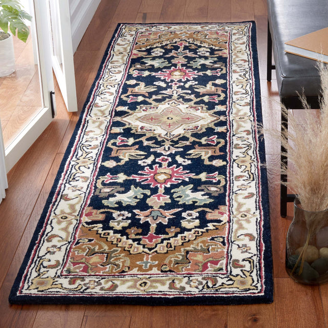 Safavieh Heritage Hg625T Navy/Brown Rug - Safavieh - hg625t - 24